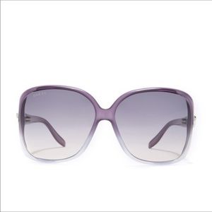 gucci Oversized Sunglasses Woman Violet Gray